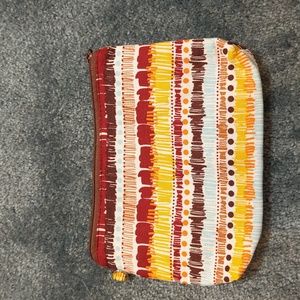 Thirty-one Tapestry Stripe Mini Zipper Pouch